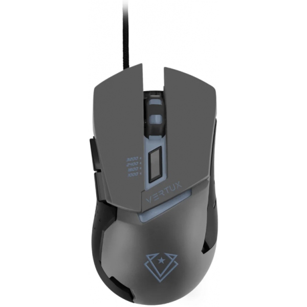 Миша дротова ігрова Vertux Dominator Grey
