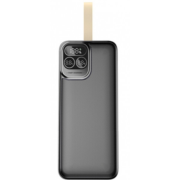 Батарея мобільна універсальна Golf P54 40000mah Black (PD20W+QC22.5W)