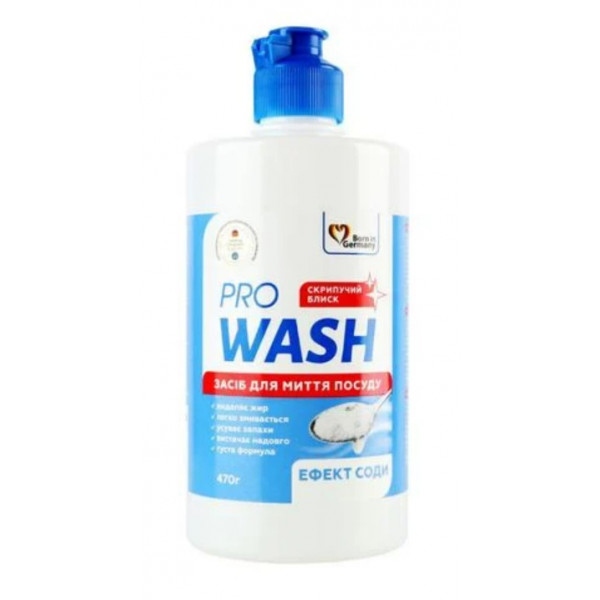 Засіб для ручного миття посуду ProWash Ефект соди 470г