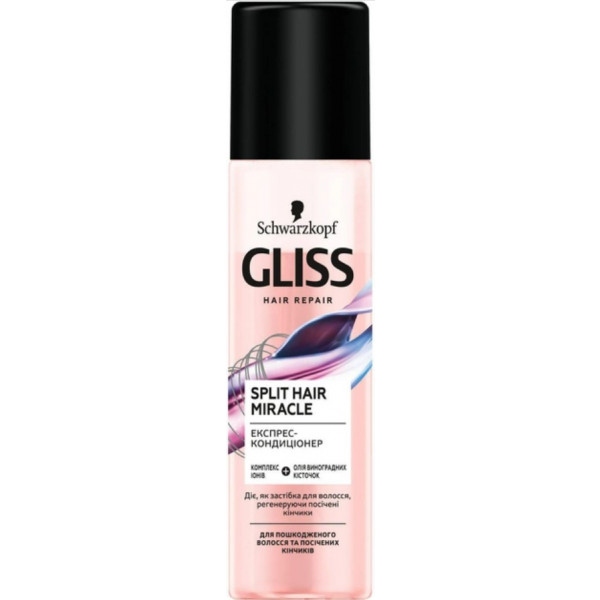 Бальзам для волосся GLISS Експрес-кондиц. Split Hair Miracle 200мл