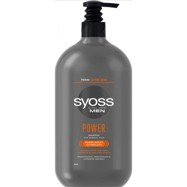 Шампунь чоловічий SYOSS Power 750 мл