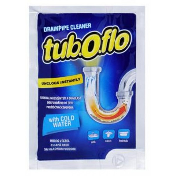 Засіб для миття у ванній кімнаті Tub.o.flo д/чищен зливних труб 60 гр