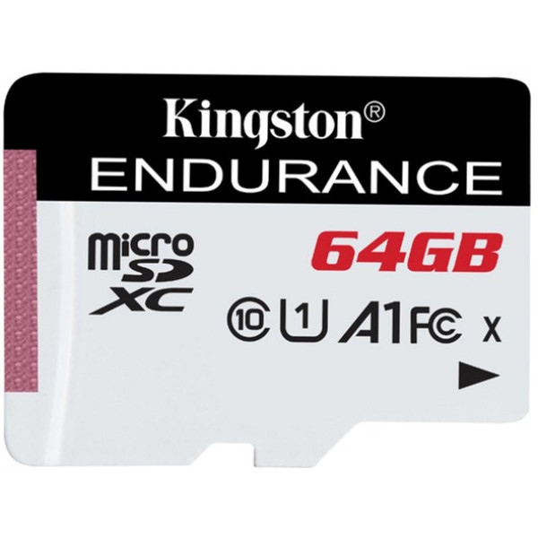 Карта пам'яті Kingston microSDXC 64GB C10 UHS-I High Endurance (SDCE/64GB)