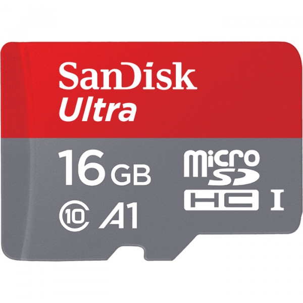 Карта пам'яті SanDisk Ultra A1 microSDXC 16GB C10 UHS-I (SDSQUAR-016G-GN6MN)