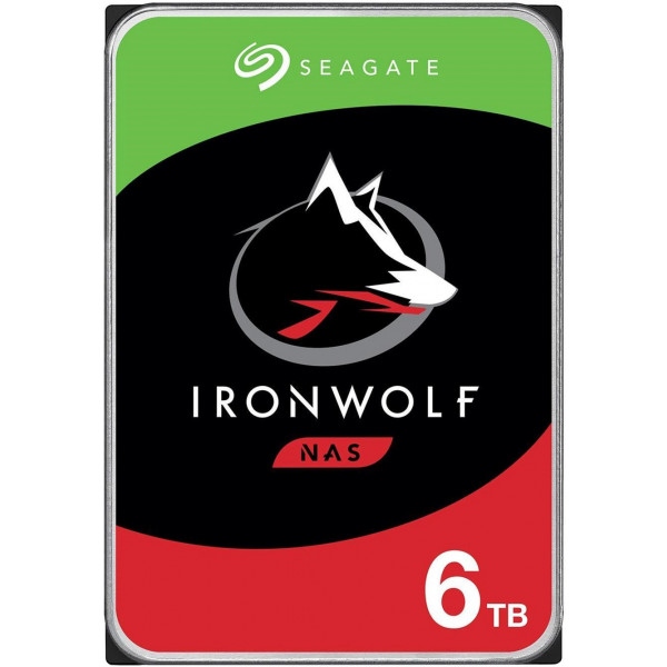 Жорсткий диск внутрішній Seagate IronWolf 6TB 5400rpm 256MB 3.5" SATAIII (ST6000VN001)