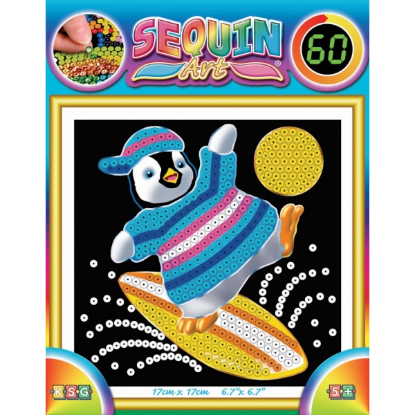 Набір для творчості з паєток Sequin Art 60 Пінгвін (SA1328)