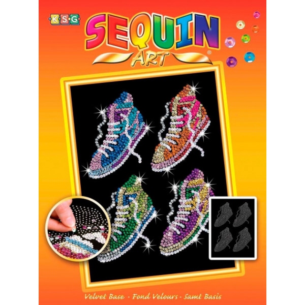 Набір для творчості з паєток Sequin Art Вуличний Стиль Orange (SA1514)