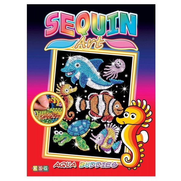 Набір для творчості з паєток Sequin Art Підводні Друзі Red (SA0908)