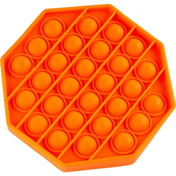 Стретч-антистрес Sibelly Pop It Mono Octagon Orange (SB-PPIT-OCT-OR)
