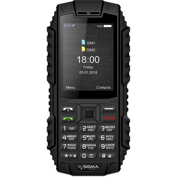 Мобільний телефон Sigma mobile X-treme DT68 Black