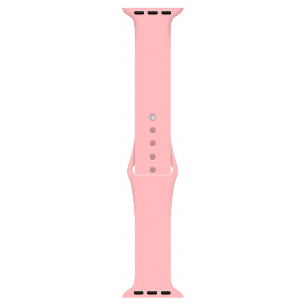 Ремінець для смарт-годинника Intaleo Silicone for Apple Watch 38/40 mm 
Pink (1283126494338)