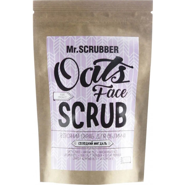 Скраб для обличчя Mr.Scrubber З вівсяними пластівцями Oats 150гр
