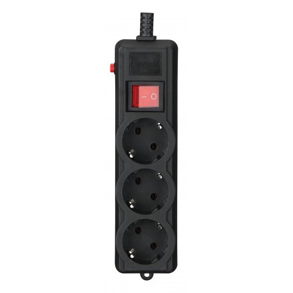 Мережевий фільтр Gembird Pro 3 р 4.5 м Black (SPG3-G-15B-PRO)