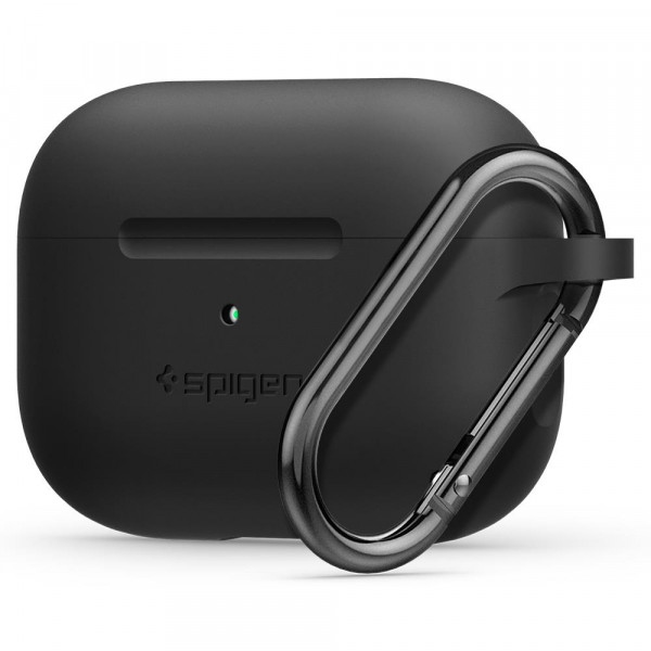 Чохол для навушників Spigen for Airpods Pro Silicone Fit, Black (ASD00533)