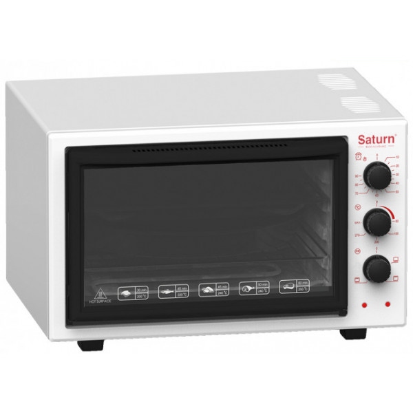 Піч електрична Saturn ST-EC3803 White