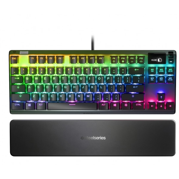 Клавіатура дротова ігрова SteelSeries Apex 7 TKL Red Switches (64646)