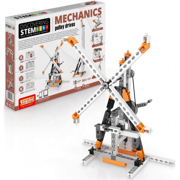 Пластиковий конструктор Engino Stem Механіка: Приводи (STEM03)