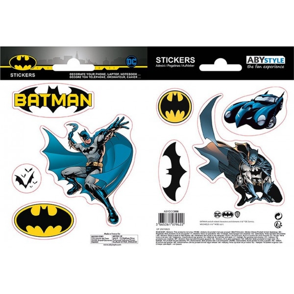 Наліпки DC Comics Batman and Logo (3665361079422)