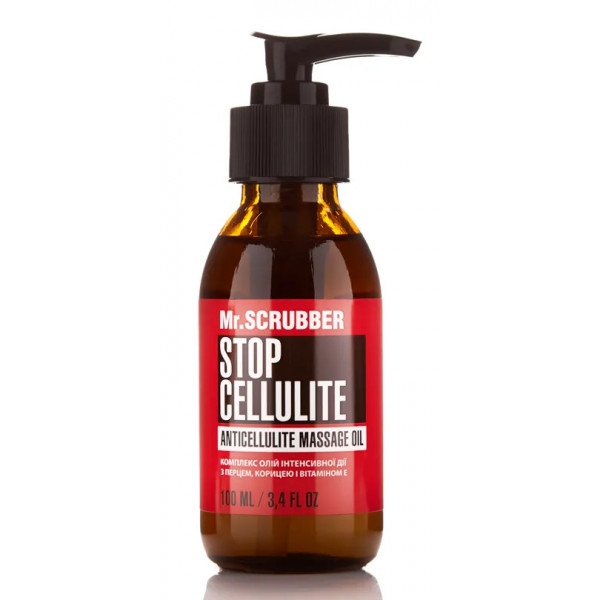 Лосьйон для тіла Mr.Scrubber Антицелюлітна масажна олія Stop Cellulite 100мл