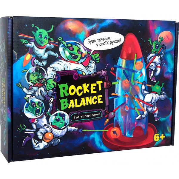 Настільна гра розвиваюча (5-7 років) Strateg Rocket Balance (30407)