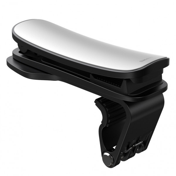 Тримач для мобільного пристрою Baseus Big Mouth Pro Applicable to centre console Silver (SUDZ-A0S)