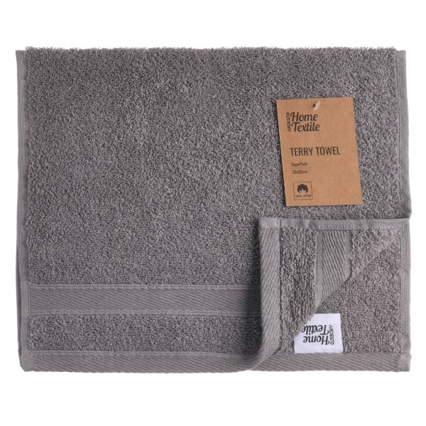 Рушник для рук Ardesto махрове SuperSoft сірий 30х50 см (ART2230SL)