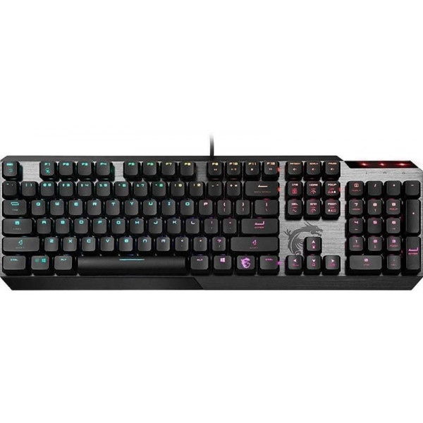 Клавіатура дротова ігрова MSI Vigor GK50 Low Profile UA (S11-04UA213-GA7)