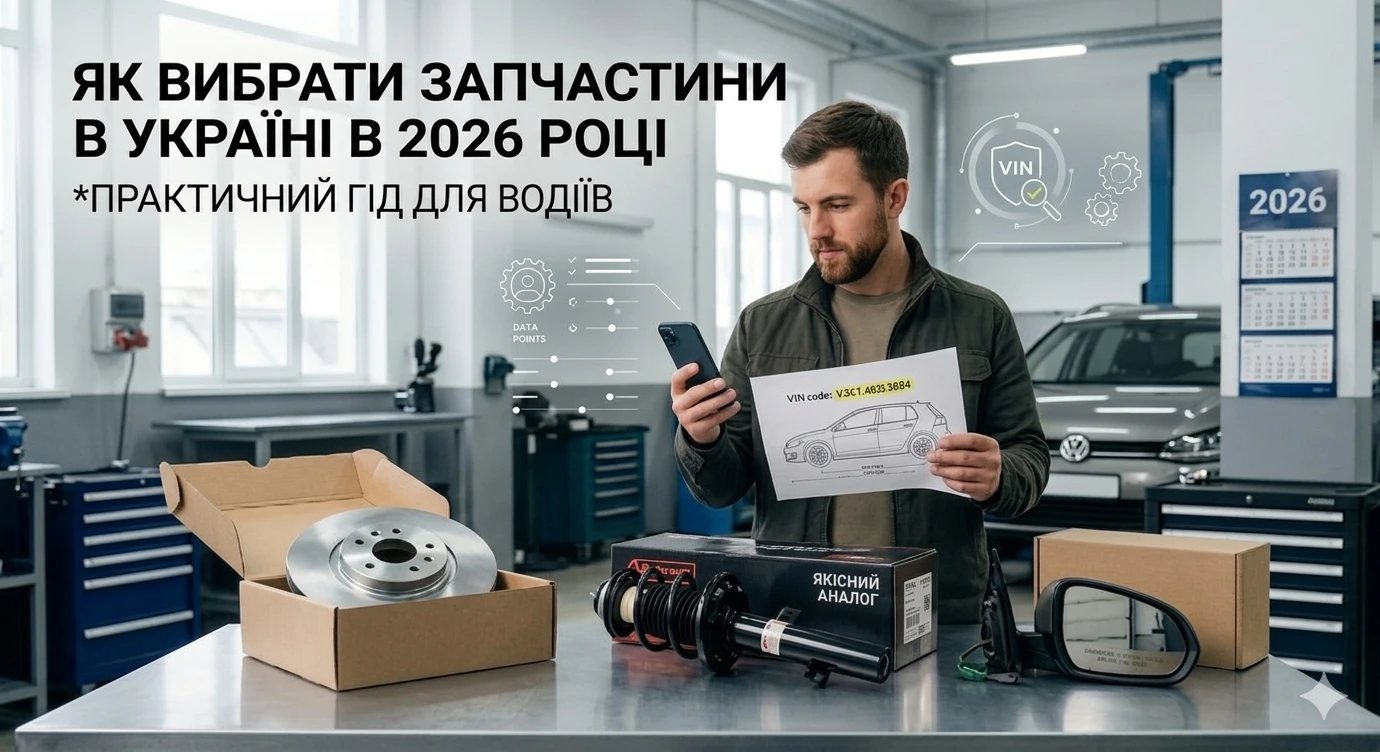 Як вибрати запчастини в Україні в 2026 році?