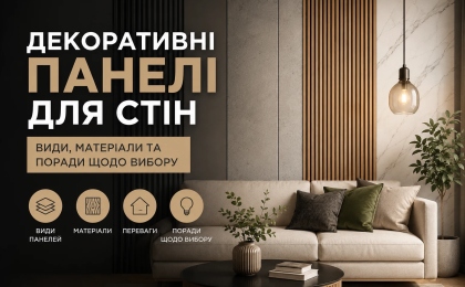 Обираємо декоративні панелі для стін