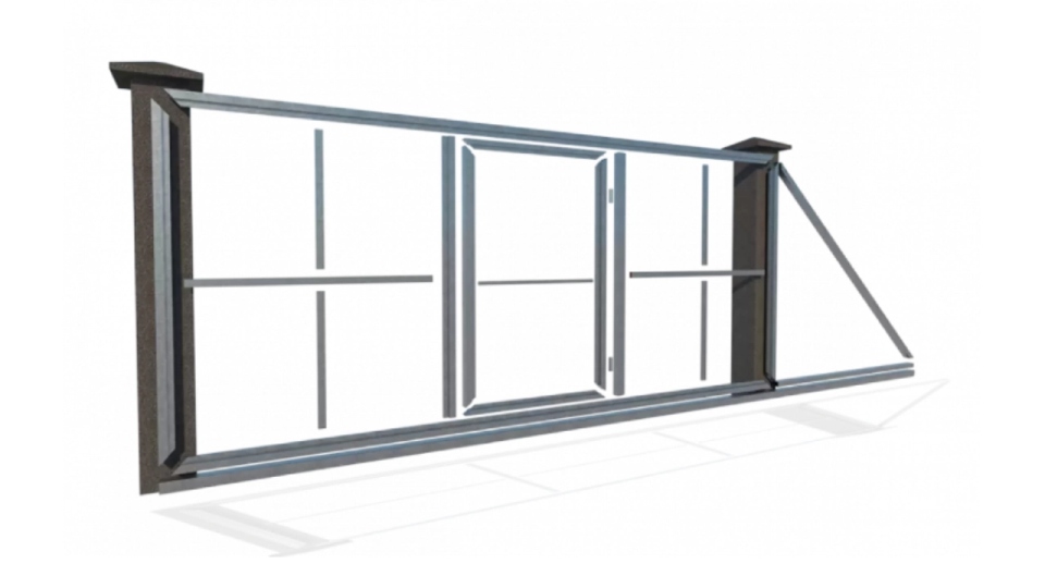 откатные ворота