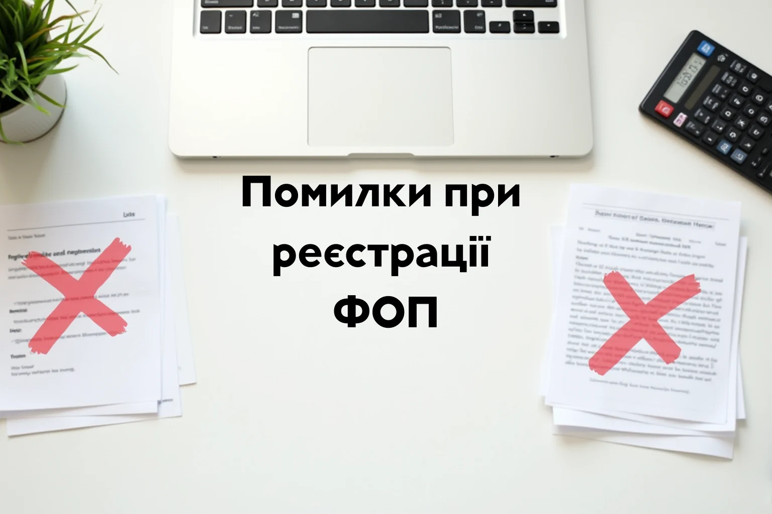 Типові помилки під час реєстрації ФОП і як їх уникнути