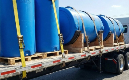 Как правильно транспортировать пластиковые баки большого объема