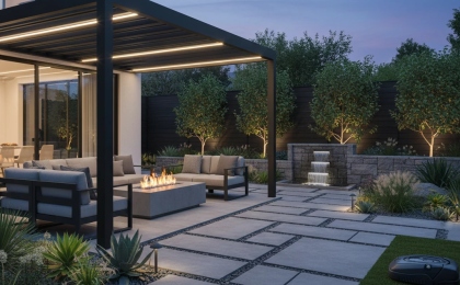 Современные решения для благоустройства территории частного дома