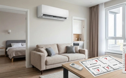 В якій кімнаті потрібно встановлювати кондиціонер