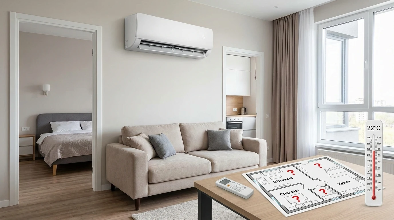 В якій кімнаті потрібно встановлювати кондиціонер