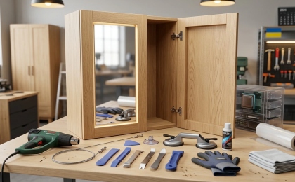 Як зняти дзеркало з шафи без пошкоджень?