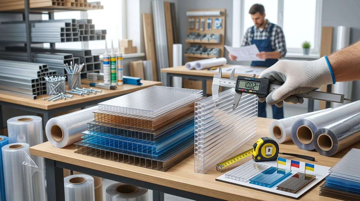 Купівля полікарбонату в Україні: як не помилитися зі старту