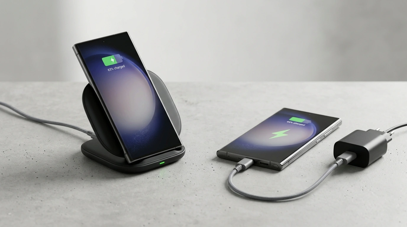 Бездротова vs кабельна зарядка для Samsung — що обрати сучасному користувачу