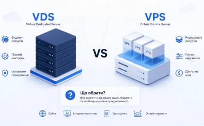 VDS та VPS-сервера: у чому різниця і що обрати?