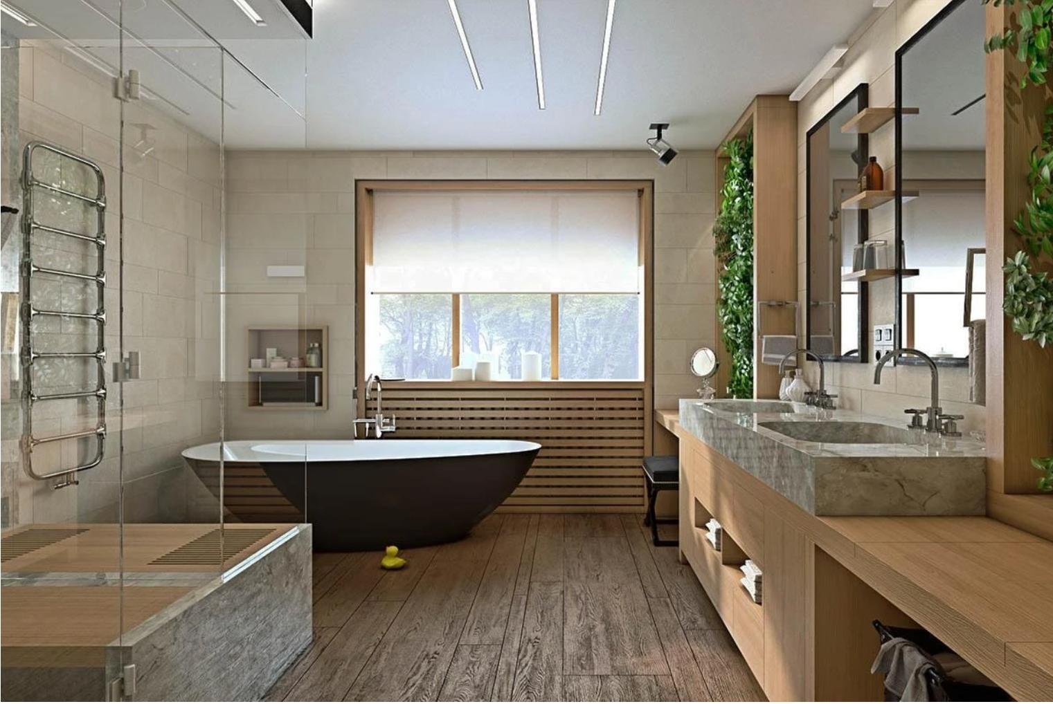 Сучасний дизайн ванних кімнат